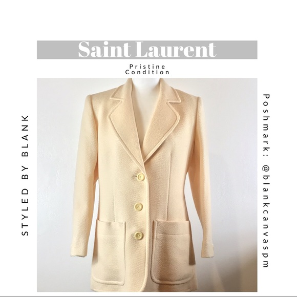Saint Laurent Jackets & Blazers - Yves Saint Laurent Blazer Authentic & Pristine